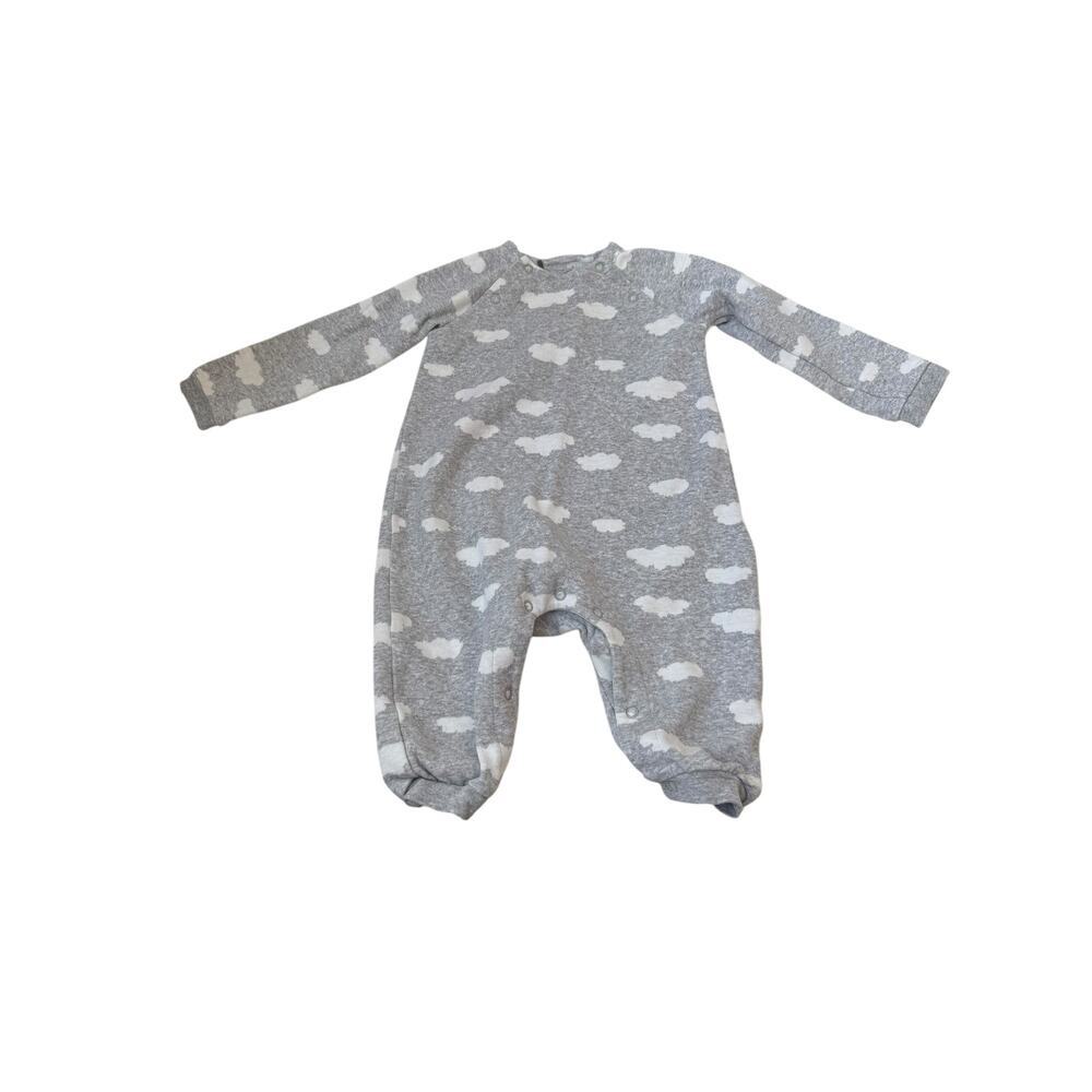 Bellybutton Baby Gray Cloud Romper Coverall One Piece Size 68 or 6 months